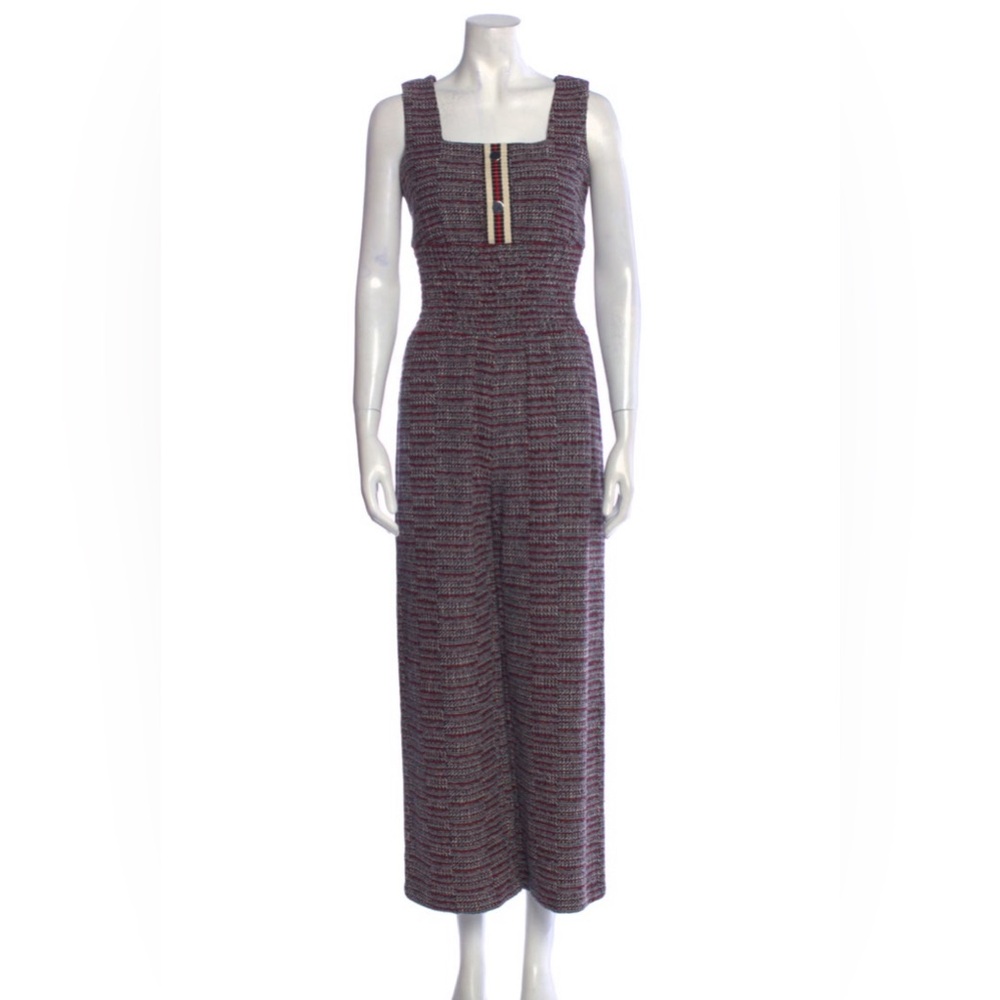 Maje tweed jumpsuit  in medium